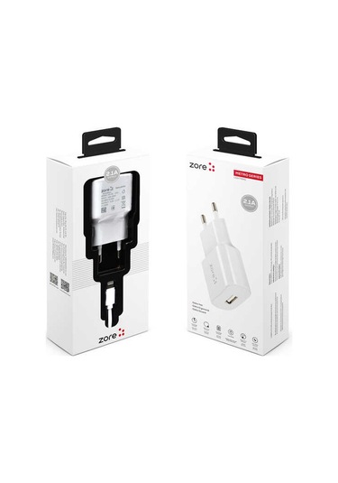 Biriva Home Metro Serisi Zr-tc01 Lightning 2 İn 1 Şarj Seti - Beyaz Beyaz