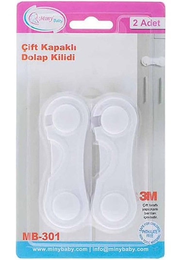 Miny Baby Çift Kapaklı Dolap Kilidi