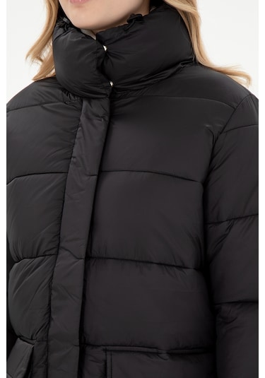 U.s. Polo Assn. Kadın Siyah Kaban 50292747-vr046 Siyah