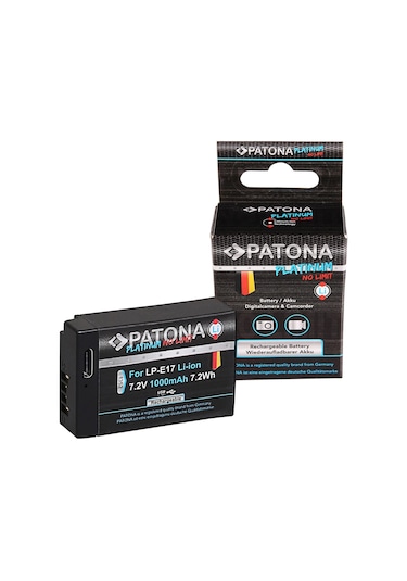 Patona Platinum Canon Lp-e17 Usb-c Girişli Batarya