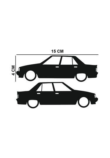 Renault 9 Broadway Basık Araç Sticker