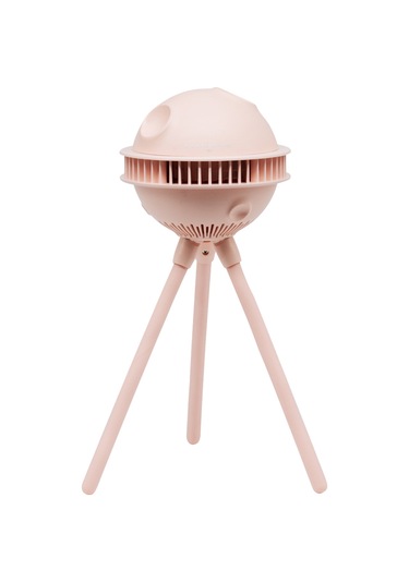 Padalink Bebe Arabası Fanı, Bladesiz Tasarım, 4 Hız Ayarı, Telefon Tutucu, Şarj Edilebilir, Pembe Renkli Ahtapot Desenli F55