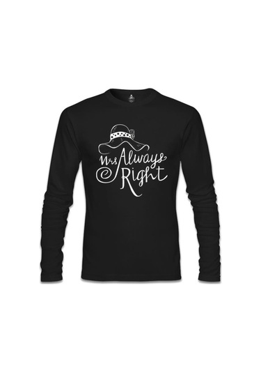 Mrs. Always Right Şapka Siyah Erkek Sweatshirt