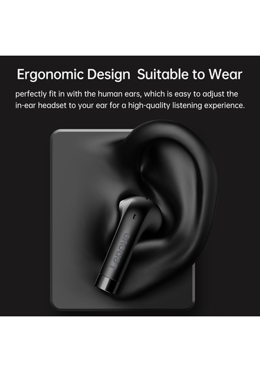 Skycity Lenovo Tw60 Bluetooth 5.3 Kulak İçi Kulaklık - 24 Saat Pil Ömrü, Hd Stereo, Mems Gürültü Engelleme, Beyaz