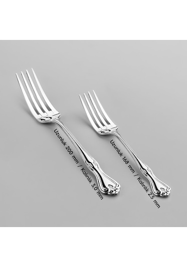 Nehir Lalezar Sade 12 Kişilik 60 Parça Çatal Kaşık Takımı