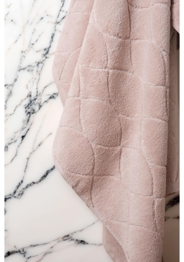 Varol Voli Micro Cotton Banyo Havlusu 70x140cm Pudra-70x140cm Pudra