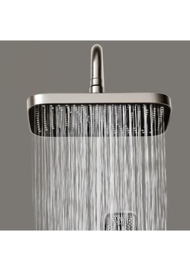 Piyano 5 Fonksiyonlu Kendinden Banyo Bataryalı Robot Duş Seti Şat Siyah