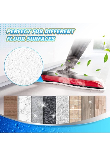 Crackedice Vileda Steam Xxl Buharlı Paspas Aksesuarları İçin Paspas Pedi Yıkanabilir Paspas Bezi