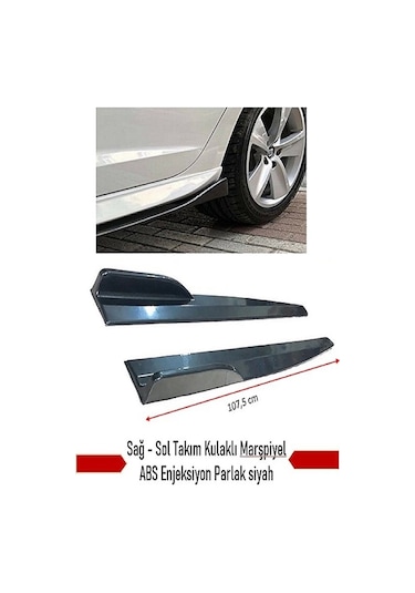 Yan Marşpiyel Takımı (Plastik) Piano Black