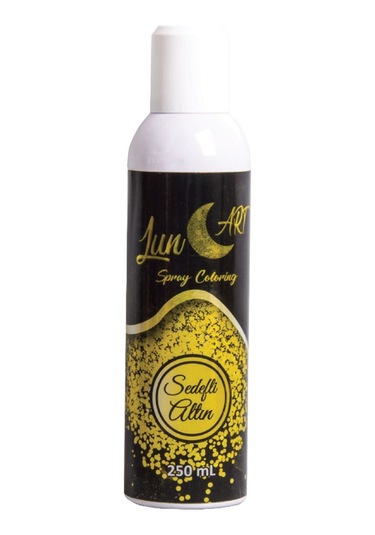 Lunart Sprey Gıda Boyası Altın 250 Ml