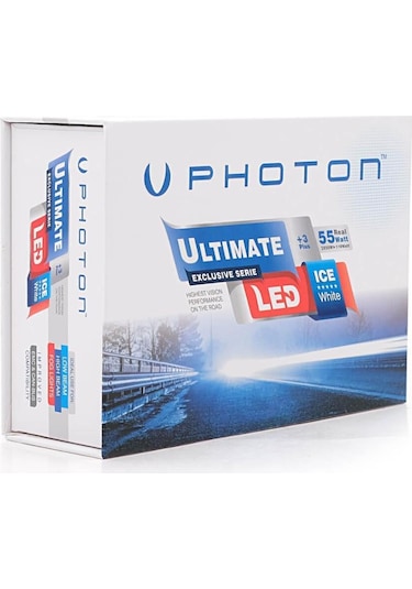 Photon Ultimate H1 Headlight 9500 Lumens 3 Plus Led Far