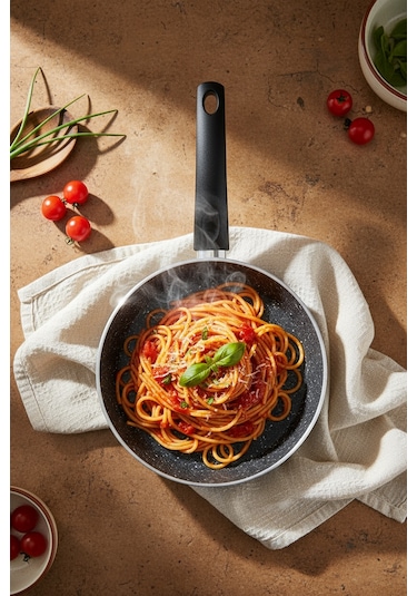 Bernardo Vormi 7 Parça Granit Tencere Seti Gri Gri