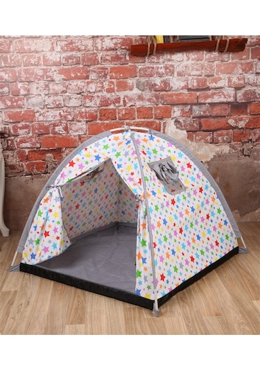 Abbie Renkli Yıldızlar Oyun Çadırı R-Rby YLDZ A.G-Standart Çubuk Seti