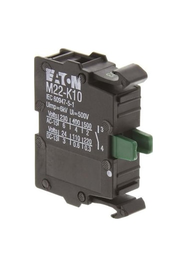Eaton M22-k10 Yardımcı Kontak, Ip20, 230v 6amper,