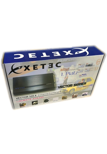 Xetec Vector 320.4 4 Kanal Oto Amfisi
