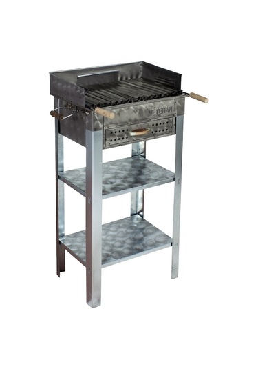 Metehan MTH-101 Pervazlı - Çekmeceli - Lama Izgaralı - Battal Boy Mangal