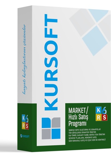 Kursoft V6 Market Plus Satış Programı