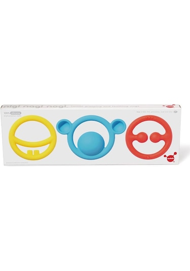 Moluk Nigi Nagi Nogi - Primary Blue, Red, Yellow Çok Renkli