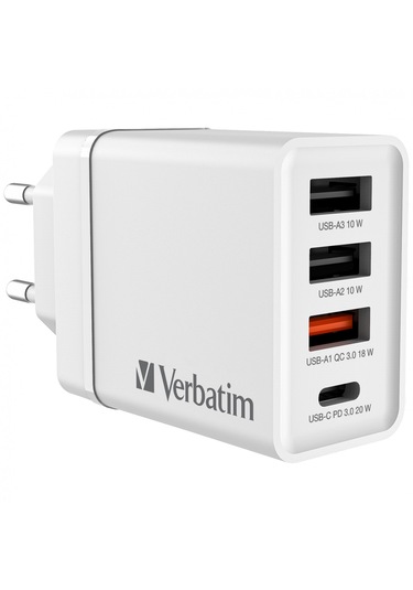 Verbatim 49701 Chr-30 30w 4 Bağlantılı Usb Duvar Şarj Cihazı