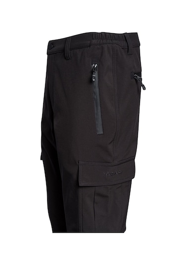 2as Barunas Erkek İnce Softshell Kargo Pantolon Siyah
