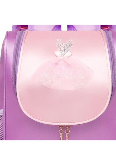 Suntek Bale Çantası Sırt Dans Kız Için Jimnastik Dansı Doğum Günü Pembe İle Menekşe