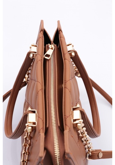 Dgn 657 Kadin Zincirli Çanta 657-2326-R0912 Taba