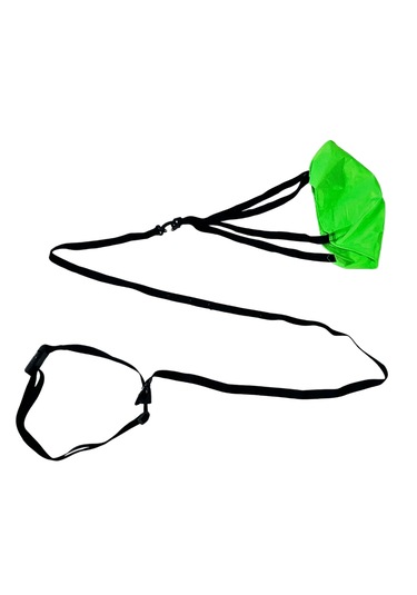 Cawooo Yüzme Antrenman Paraşütü Yüzücü Direnç Paraşüt Yeşil