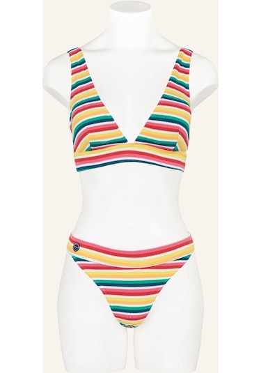 Cafe Du Cycliste Olivia Bralette Bikini Takımı, Çizgili Kadın Bikini Çok Renkli