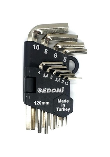 Edoni Eas 120 Nikel Allen Seti 10 Parça