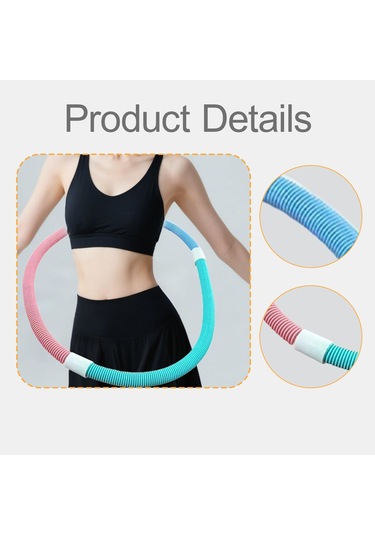 Suntek Ağırlıklı Fitness Çemberi Ev Spor Salonu Pvc Yumuşak Çok Renkli