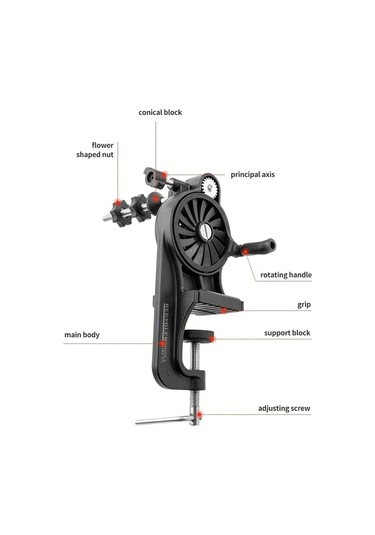 Xuweiwei Johncoo Tip A Tasma Tasinabilir Olta Hatti Sarici Ayarlanabilir Abs Sargici Kolay Depolama Icin Masa Klemple Olta Makineleri Ekipman Aksesuarlari