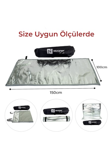Soba Altı Yanmaz Mat 100x150cm