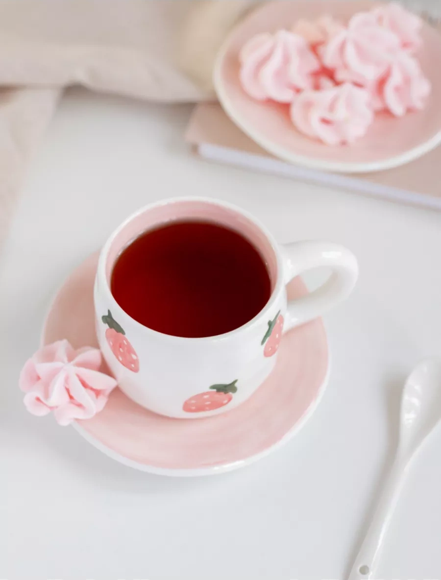 Perex Çay Takımı Tabak Ve Kupa Seti, 250 Ml 192909015 Beyaz