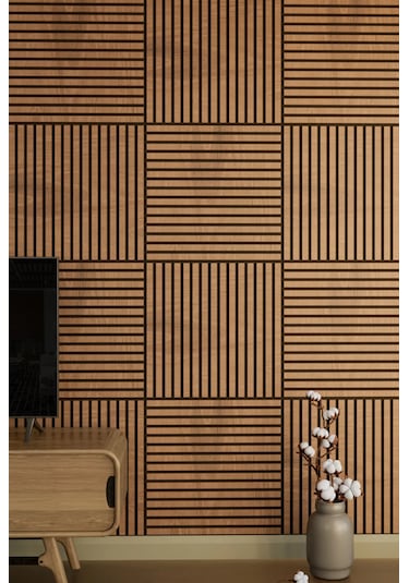 Winflex Mini Eko Akustik Ahşap Panel Safir Meşe - 60x60cm