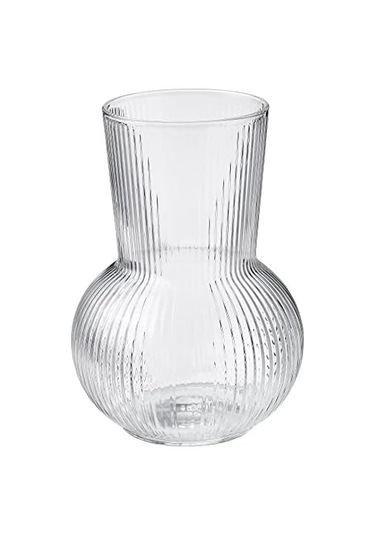 Padrag Cam Vazo - 17 Cm Siyah