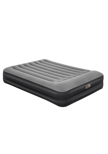 Altınkaya Ticaret Çift Kişilik Şişme Yatak + Pompa 67403 Gri - Siyah