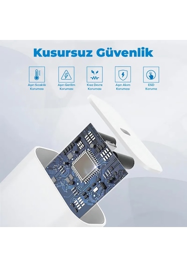 Woyax By Deji iPhone 15 16 - 15 16 Pro - 15 16 Plus - 15 16 Pro Max Uyumlu 25 W Type-c Hızlı Şarj Aleti