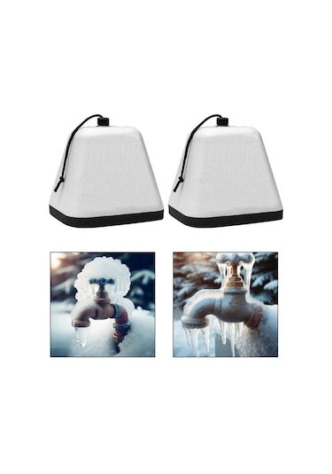 Suntek 2 Adet Açık Musluk Kapağı Donma Koruması