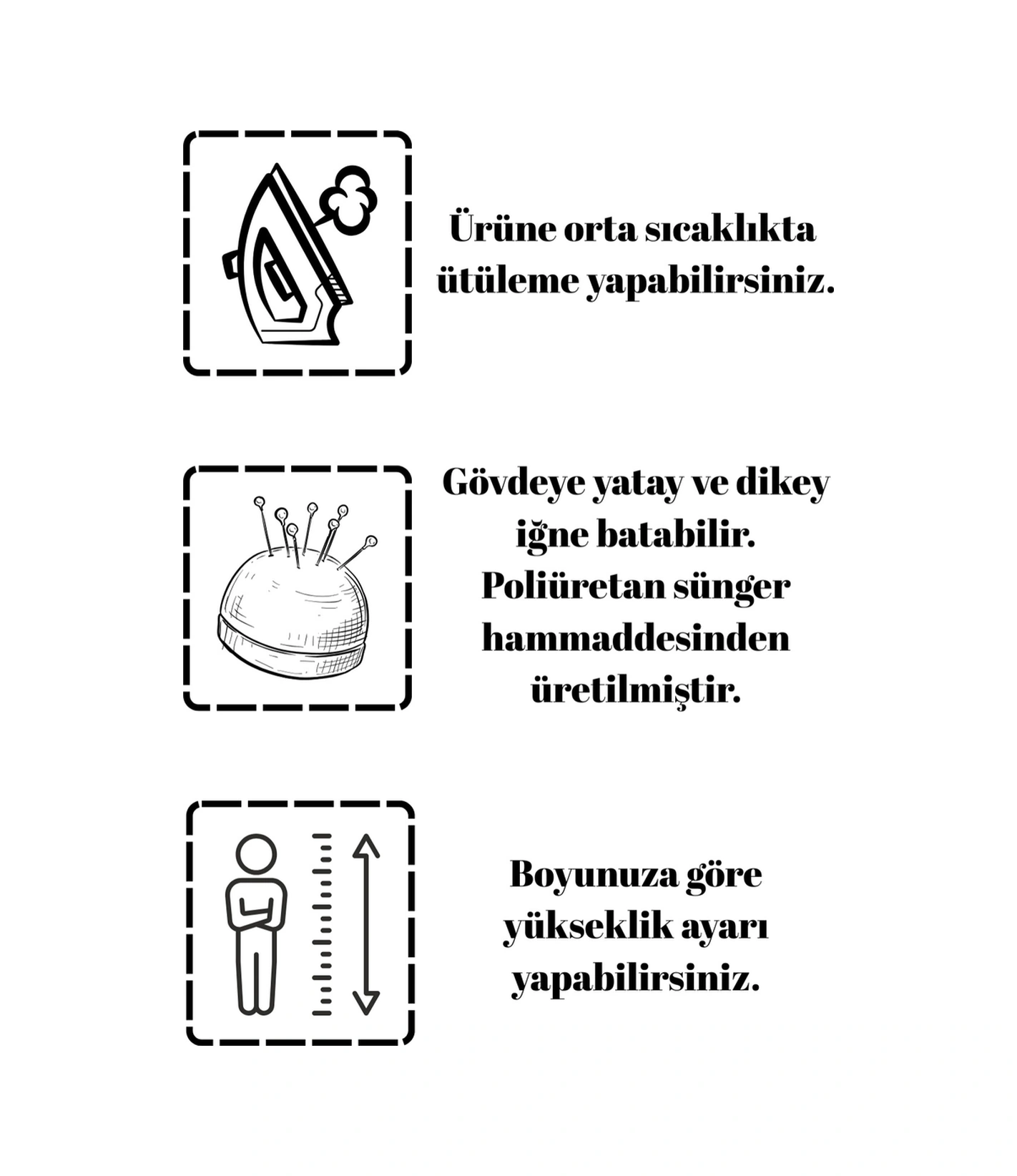 Özel Punto Kumaş - 34 Beden Pantolon Giyebilen İğne Batabilen Terzi Mankeni İst3