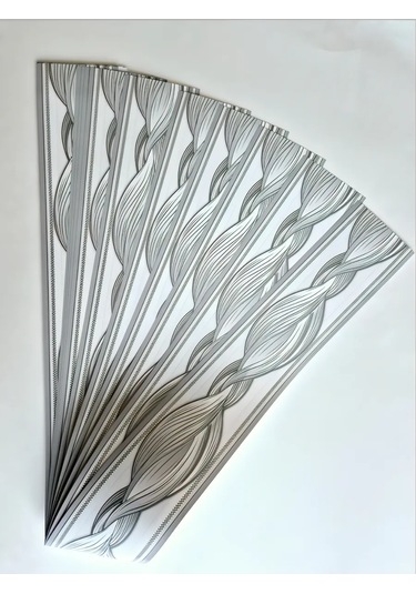 Art-design Duvar Kağıdı İçin Camlı Kağıt Bant Kenar Süsleme 6 Cm 401013294