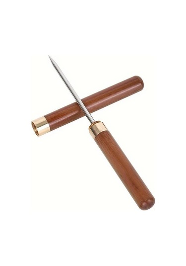 Willowhaven Ahşap Saplı Paslanmaz Çelik Buz Kıracağı Siyah Dayanıklı Ve Güvenli Mutfak Bar Aksesuarı