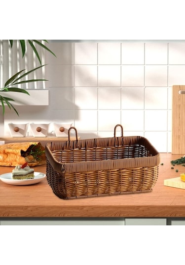 Pazly Suntek Sepet Örme Magideal Kahverengi Wc Kahverengi