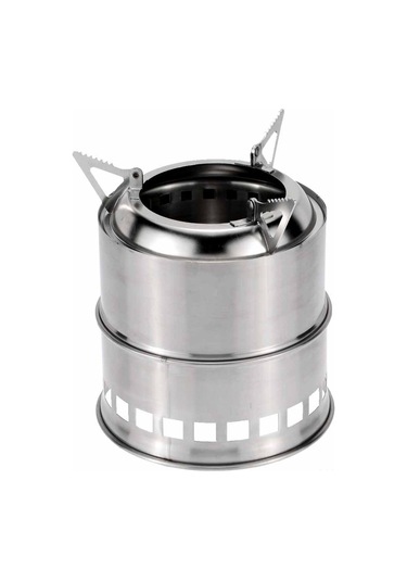 Ranyeek Kuru Odun Ve Alkolle Çalışan Taşınabilir Çelik Kamp Fırını - Bisiklet Çantasıyla Easy Carry Çok Renkli