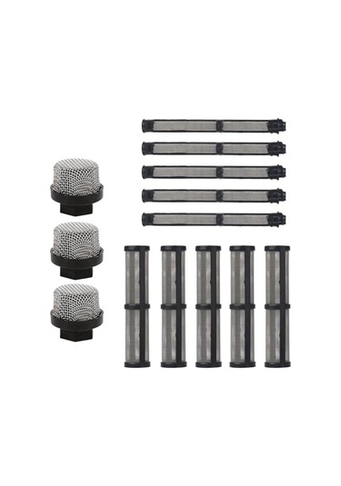 Xurunkeji 246385 287032 246384 Havasız Püskürtücü Filtre Ekran Seti 3, 5 Ve 5'li Paket Emiş Borusu Filtre Ekranı Püskürtücü Pompası İç Çekirdek