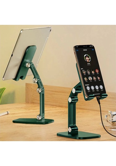Yifomall Katlanabilir Telefon Ve Tablet Tutucu - 4 Ayarlanabilir Açı, Kaymaz Taban, Seyahat Ve Ev Kullanımı İçin İdeal