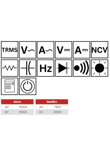 Ms2115a Mastech Ac/dc Dijital Pensampermetre