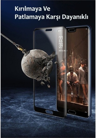 Xiaomi Redmi Note 7 Cam Koruyucu Mat Seramik Nano 9d Ekranı Tam Kaplayan