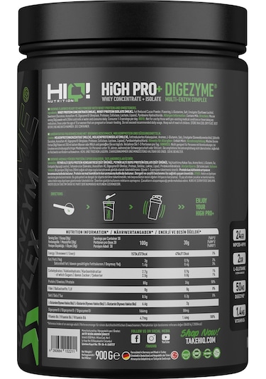Hıq High Pro+ 900gr Brownıe Flavored