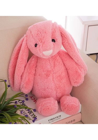 Uyku Arkadaşım Uzun Kulak Bunny Peluş Tavşan 65 Cm Pembe