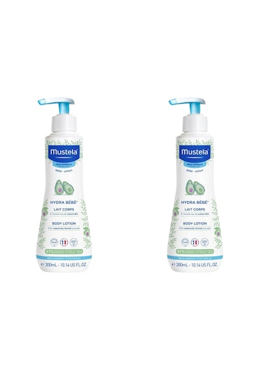 Mustela Hydra Bebe Vücut Losyonu 2 x 300 ML
